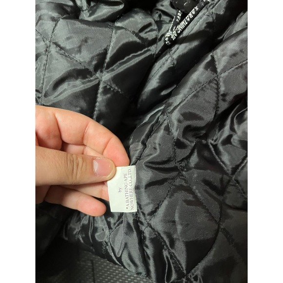 Vintage 2000s BOOT A Bathing Ape Bape Snowboarding Jacket Army Camo 2XL VTG Red - Picture 8 of 10